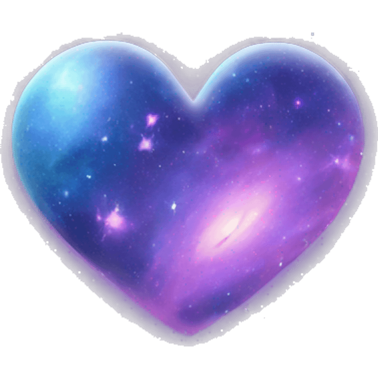 Galaxy heart emoji