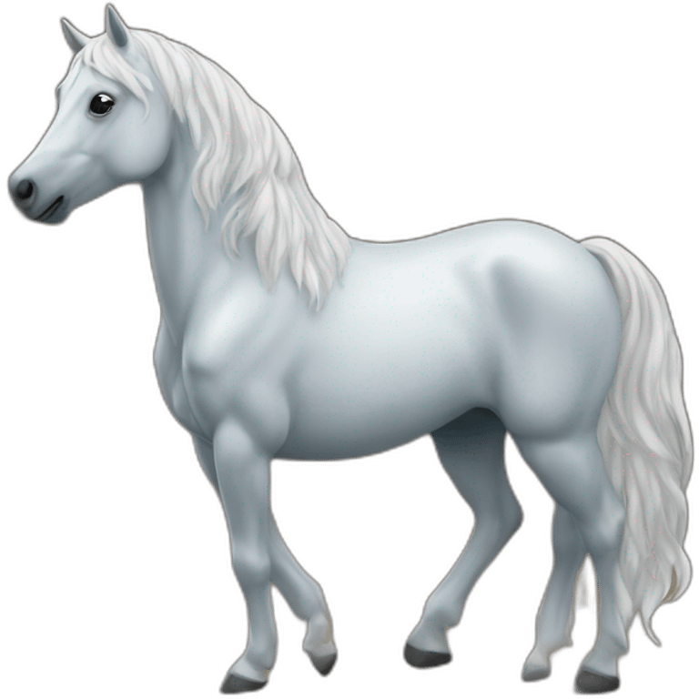 Cheval sur eau emoji