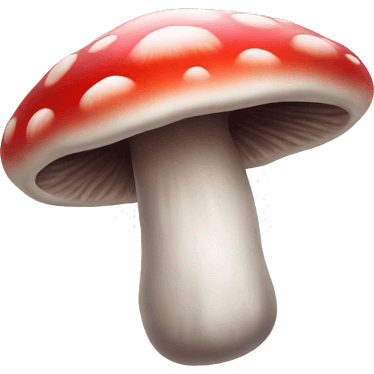 mushroom red coloured ghost emoji