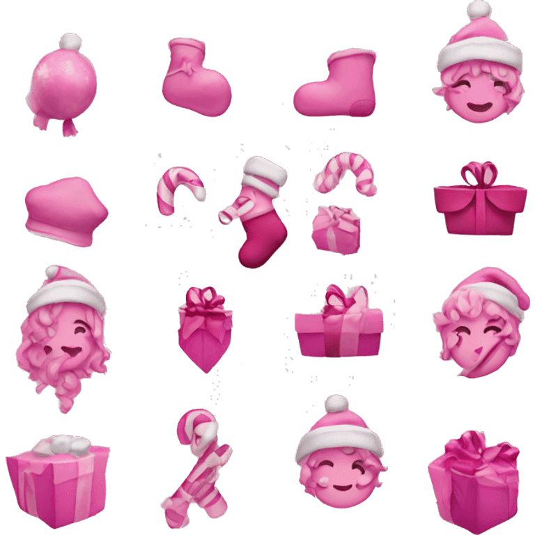 Pink Christmas  emoji