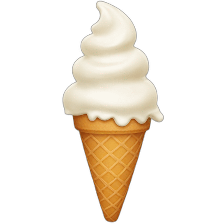 ice cream cone emoji