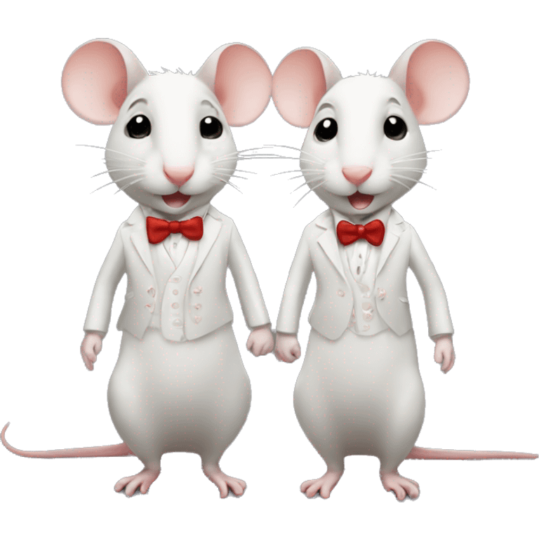 Gay rat marriage emoji