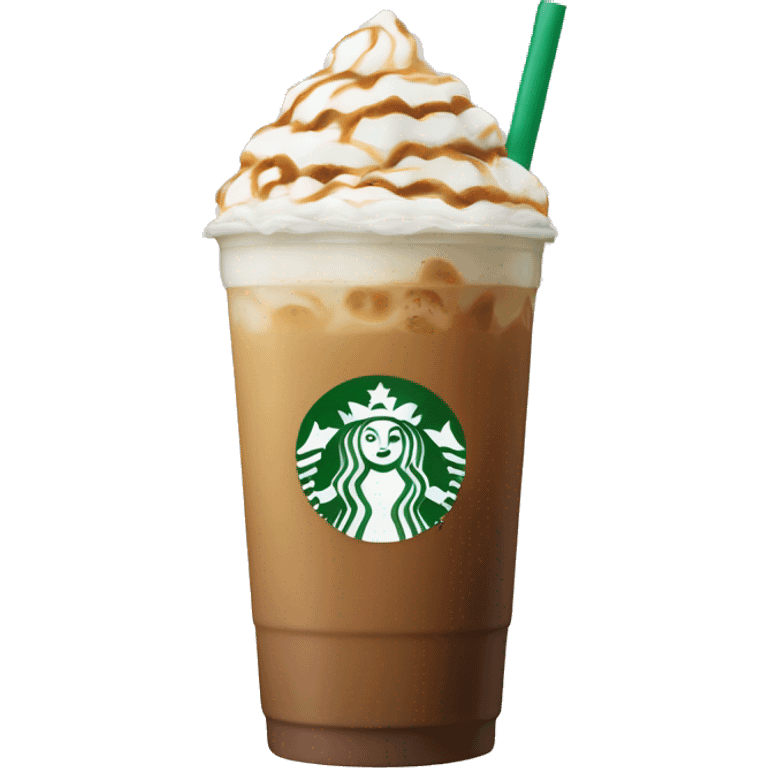 Starbucks ice latte  emoji