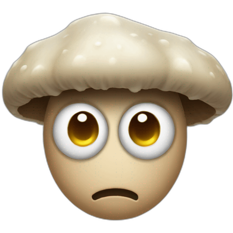 Fungi face mad emoji