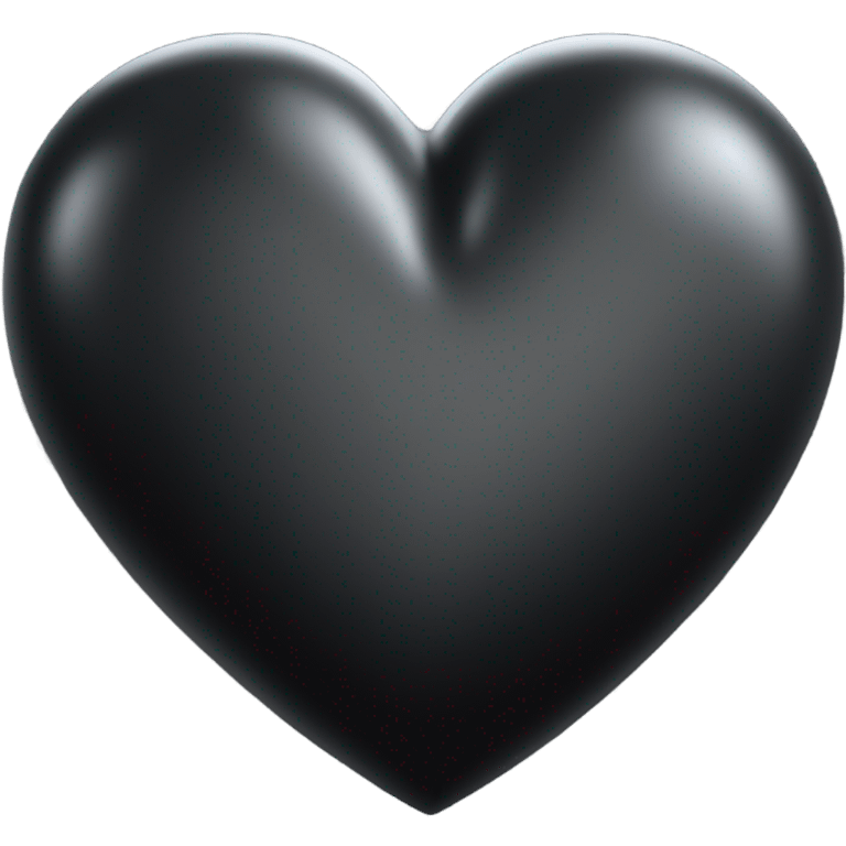 Black heart  emoji