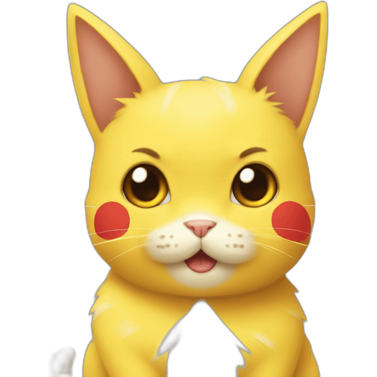 Cat pikachu emoji