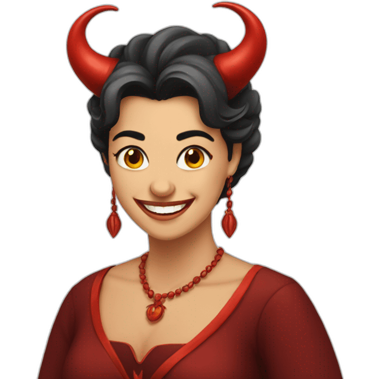 Devil turkisj women smile emoji