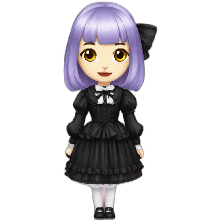 Gothic lolita emoji