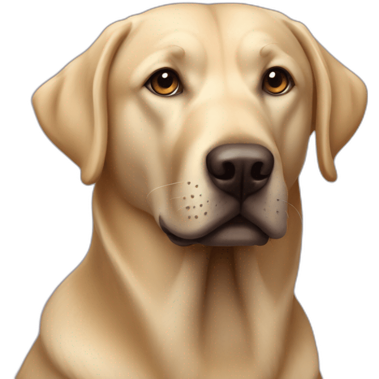 Chien labrador berger noir emoji