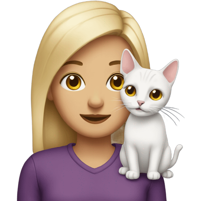 molly with cat emoji