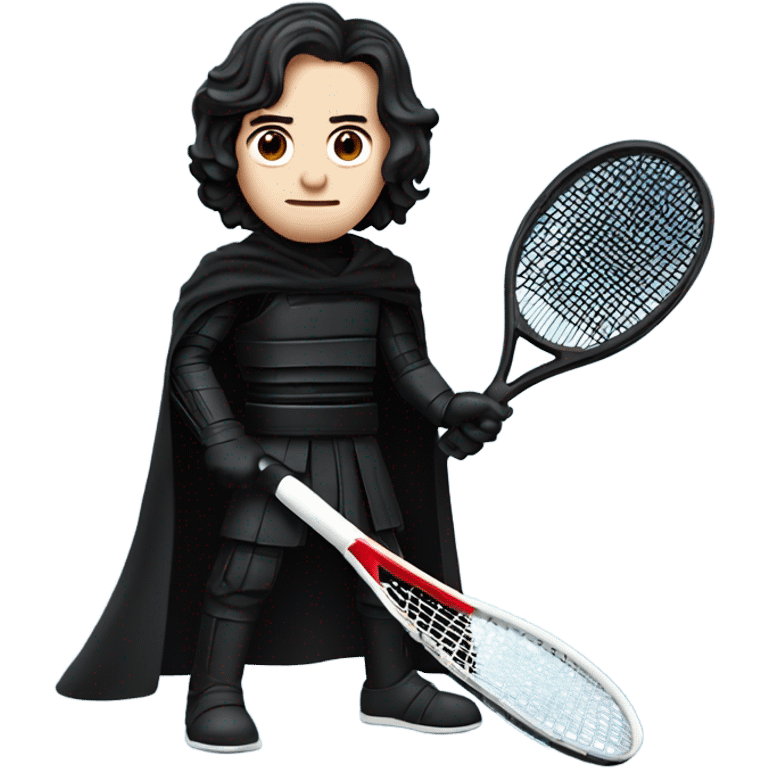 Kylo ren with tennis racket emoji