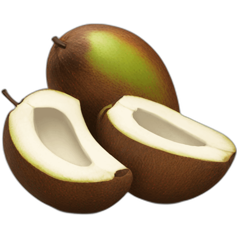 coco (the fruit) split in half emoji