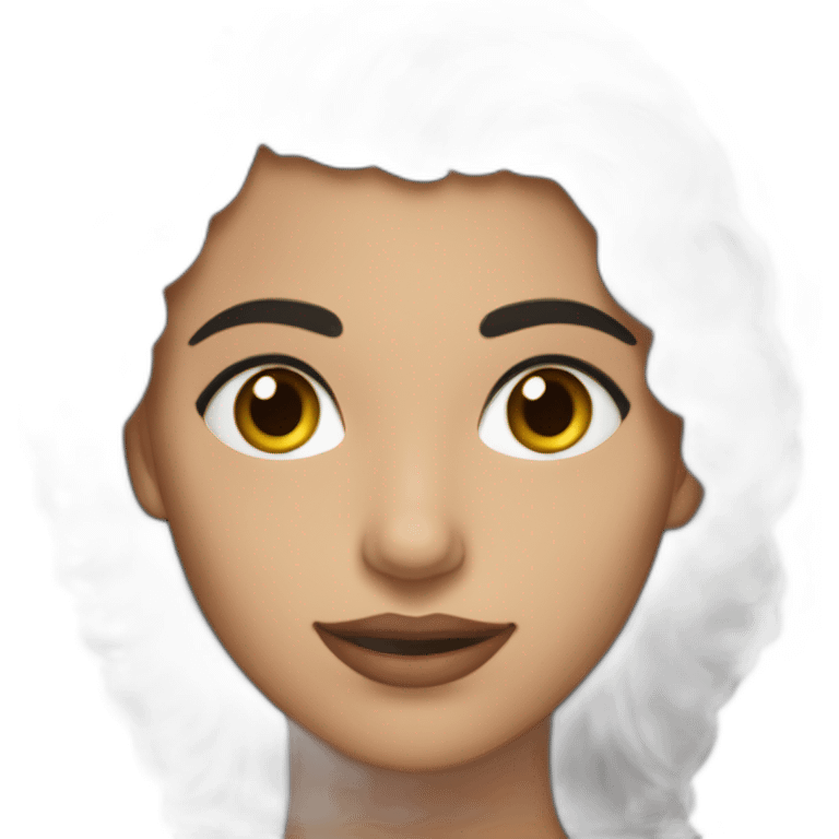 MUJER MORENA CLARA CON LENTE OBSCURO emoji