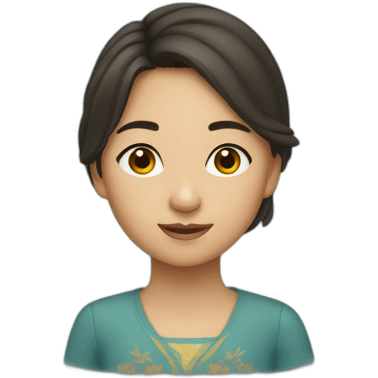 Kazakh girl who moved to Australia  emoji