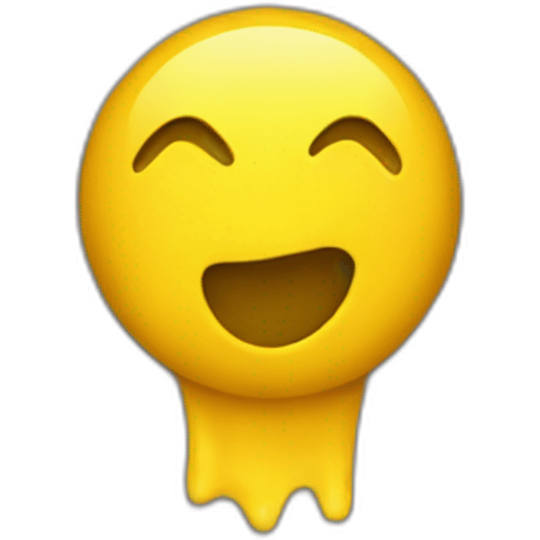 A yellow default emoji in the dark emoji