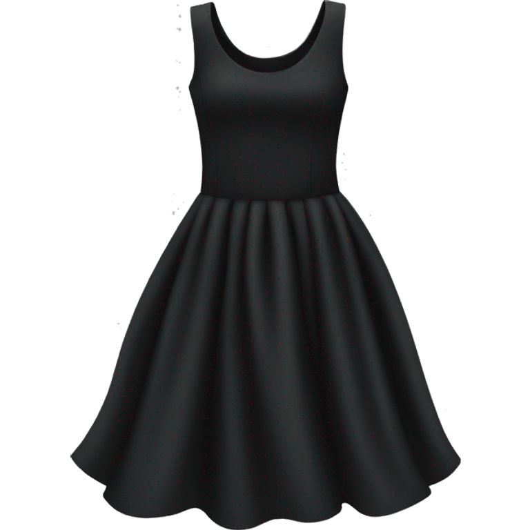 black dress with a size label on it emoji