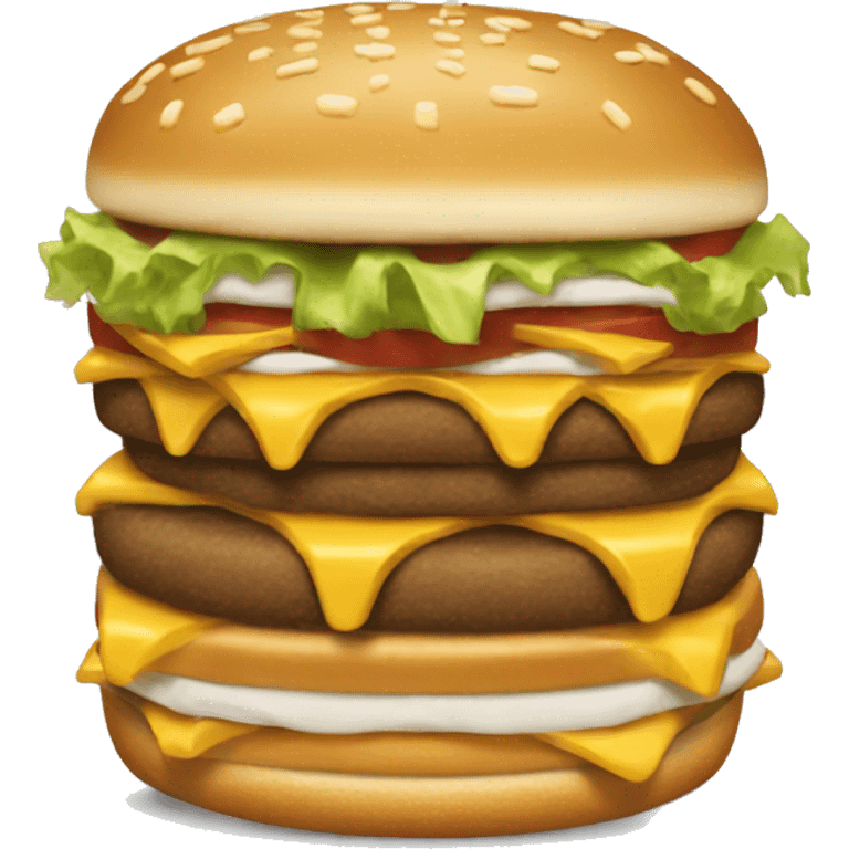 Big Mac McDonald’s one portion emoji