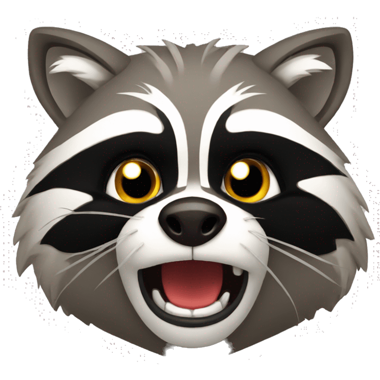 raccoon angry emoji