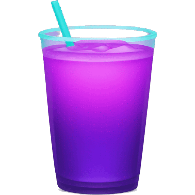 Neon purple drink  emoji