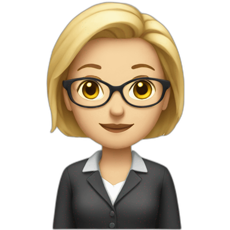 white woman teacher emoji