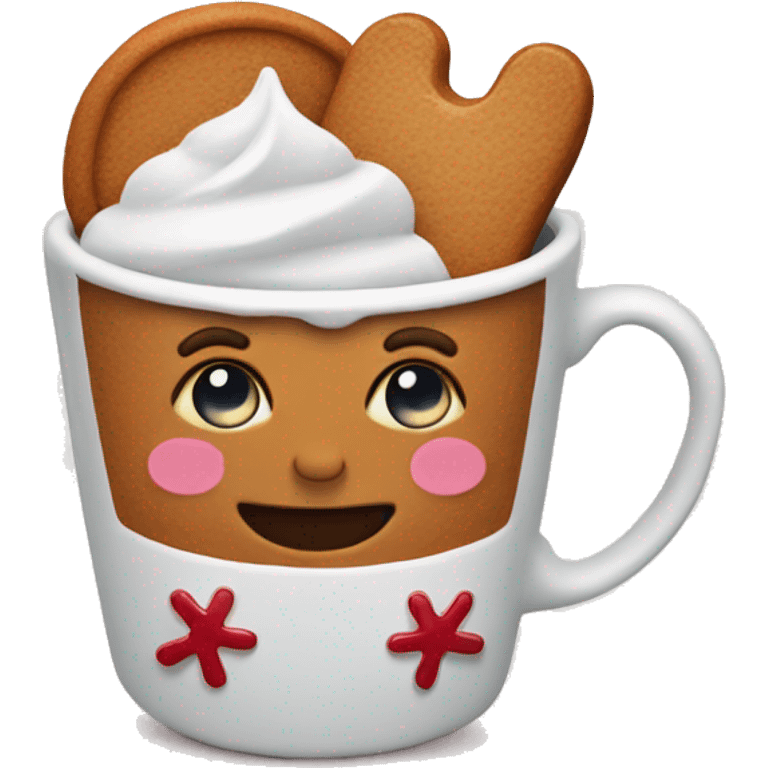 Gingerbread in Cup emoji