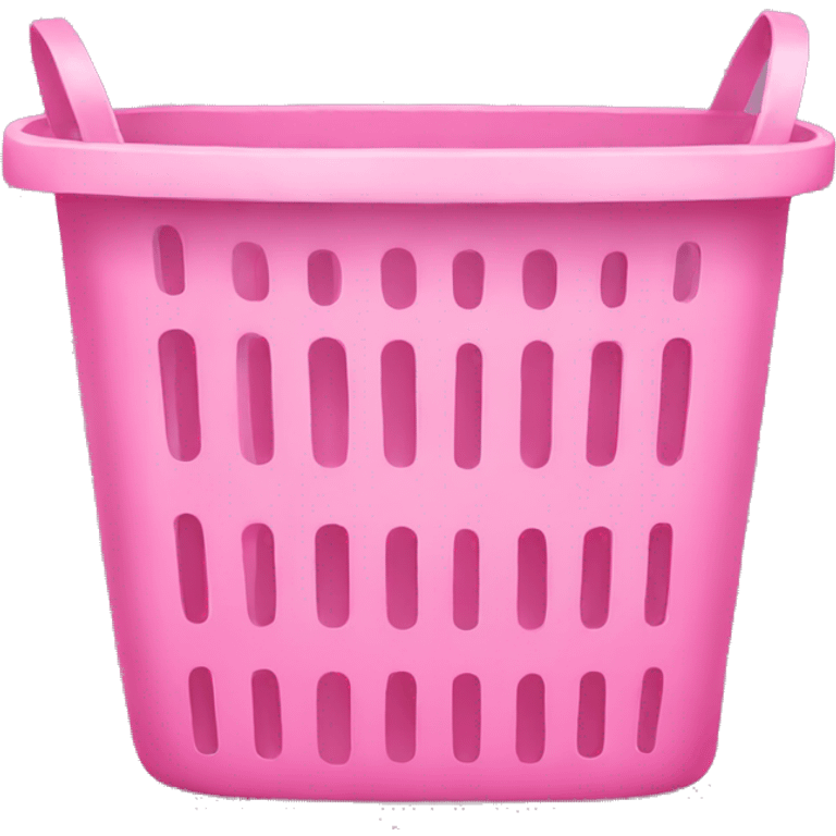 Pink laundry basket emoji