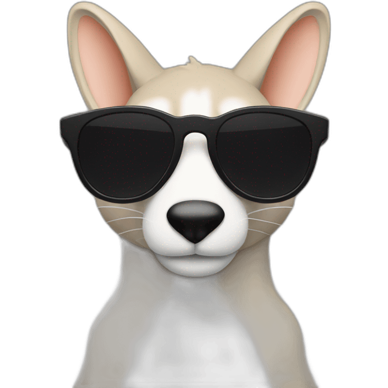 kangourou black sunglasses emoji