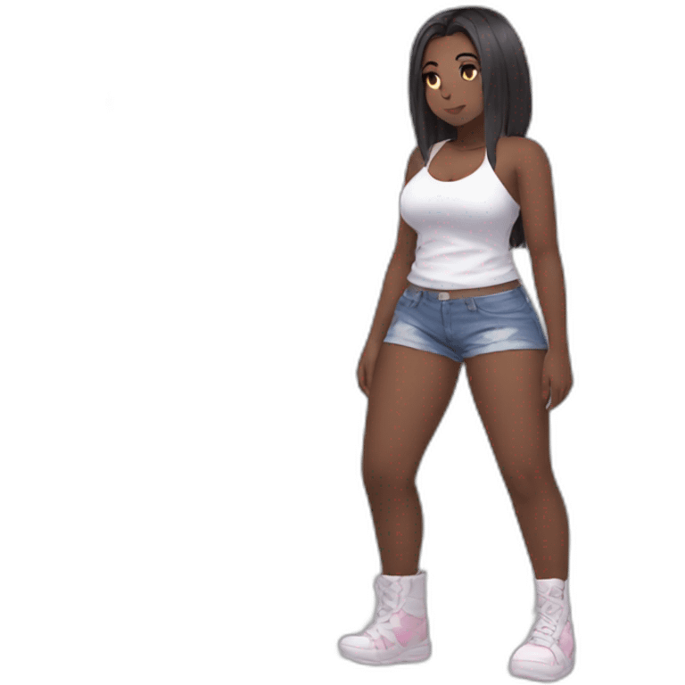 anime girl thick thighs emoji