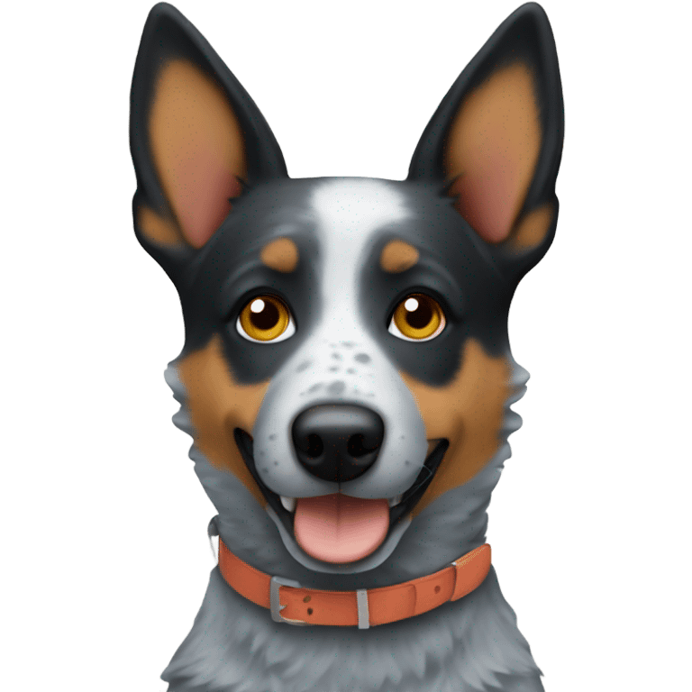 blue heeler dog emoji