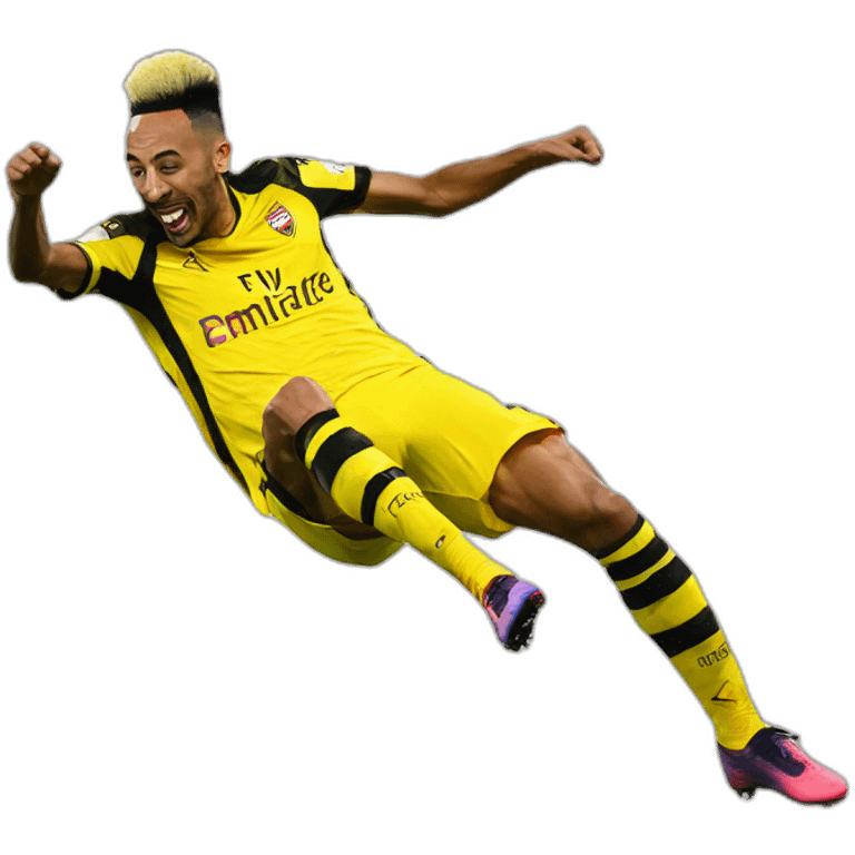 aubameyang miss jumping emoji