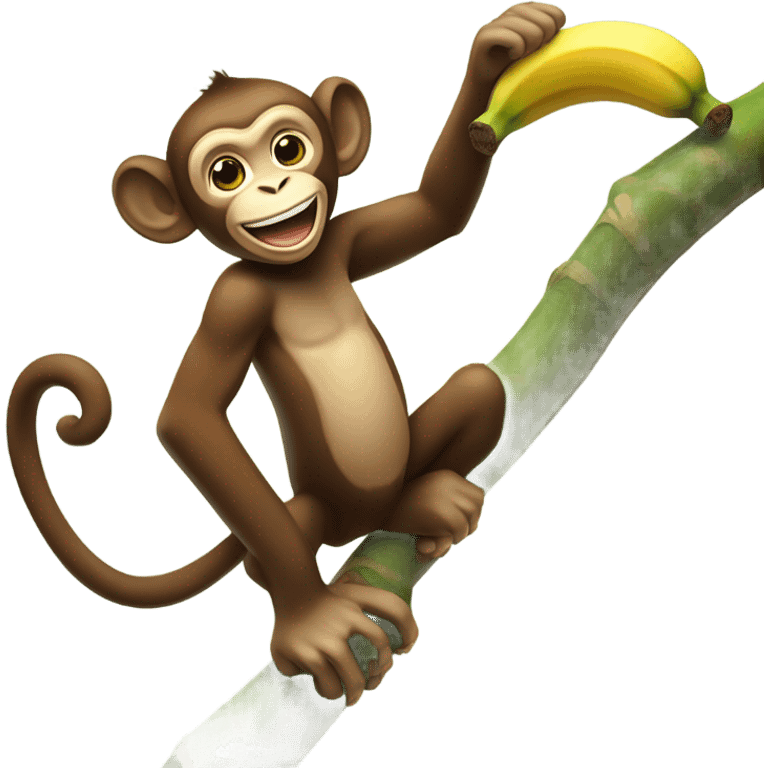 Funny monkey emoji