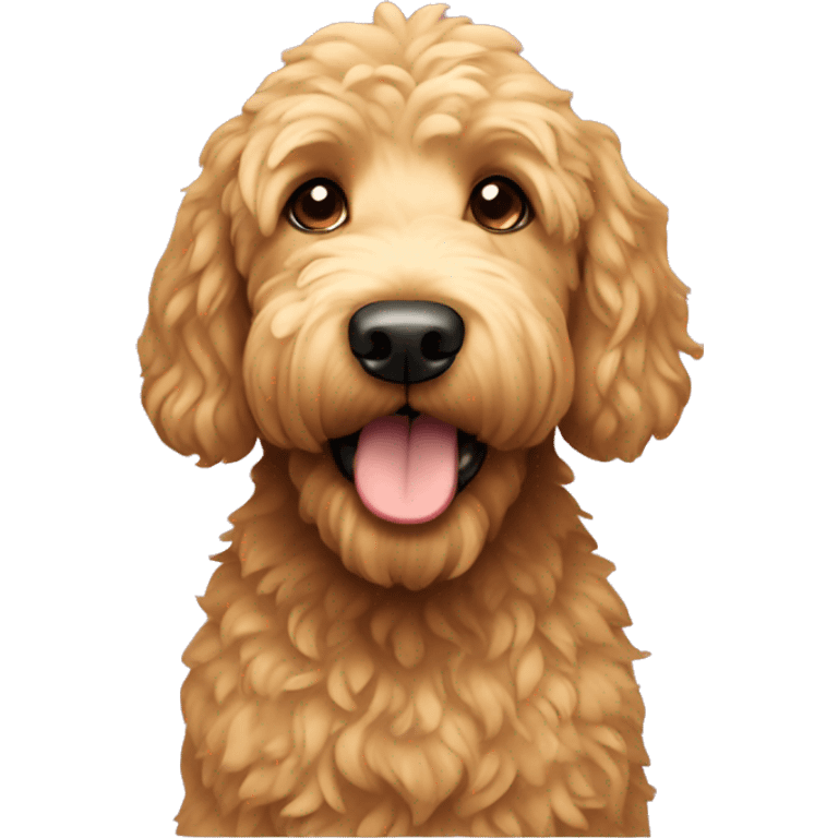 Golden Doodle Dog emoji