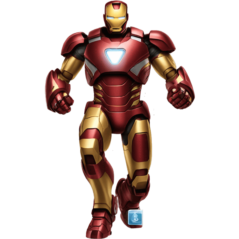 iron man with iron emoji