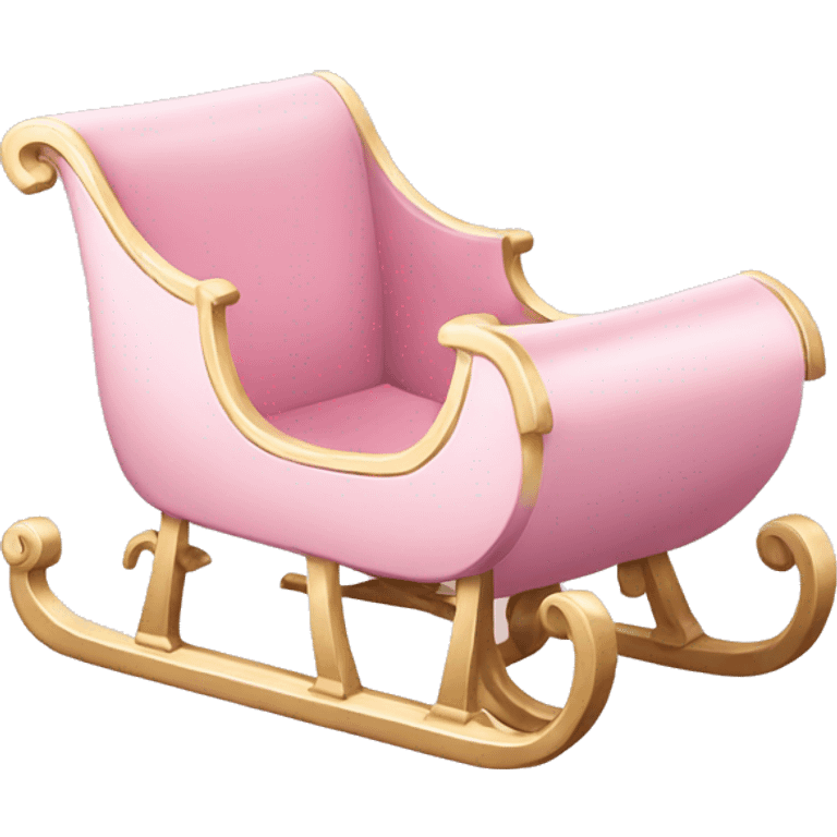 light pink sleigh emoji