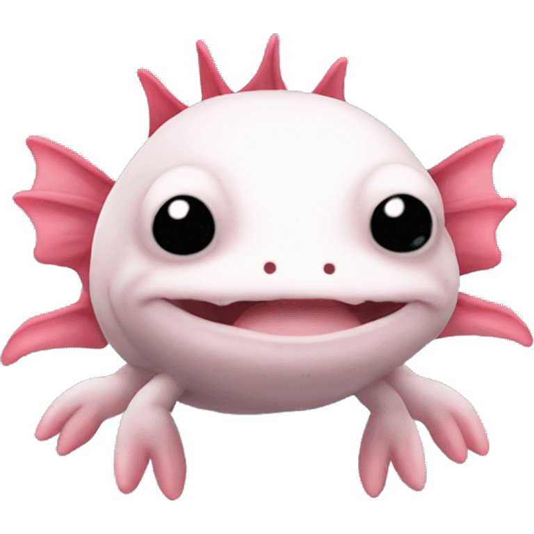 Cute axolotl emoji