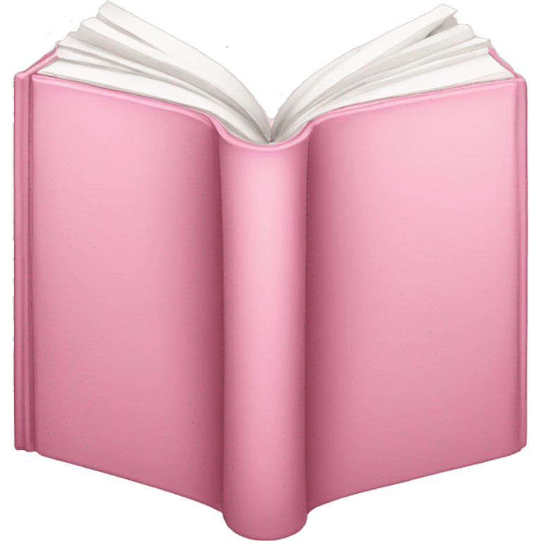 light-pink book opened emoji