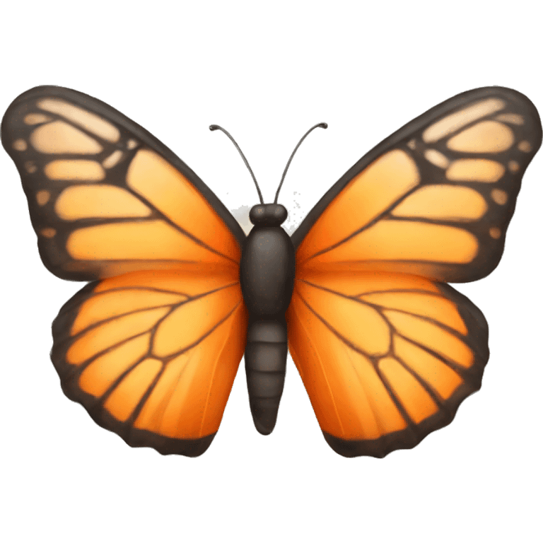 Orange butterfly  emoji