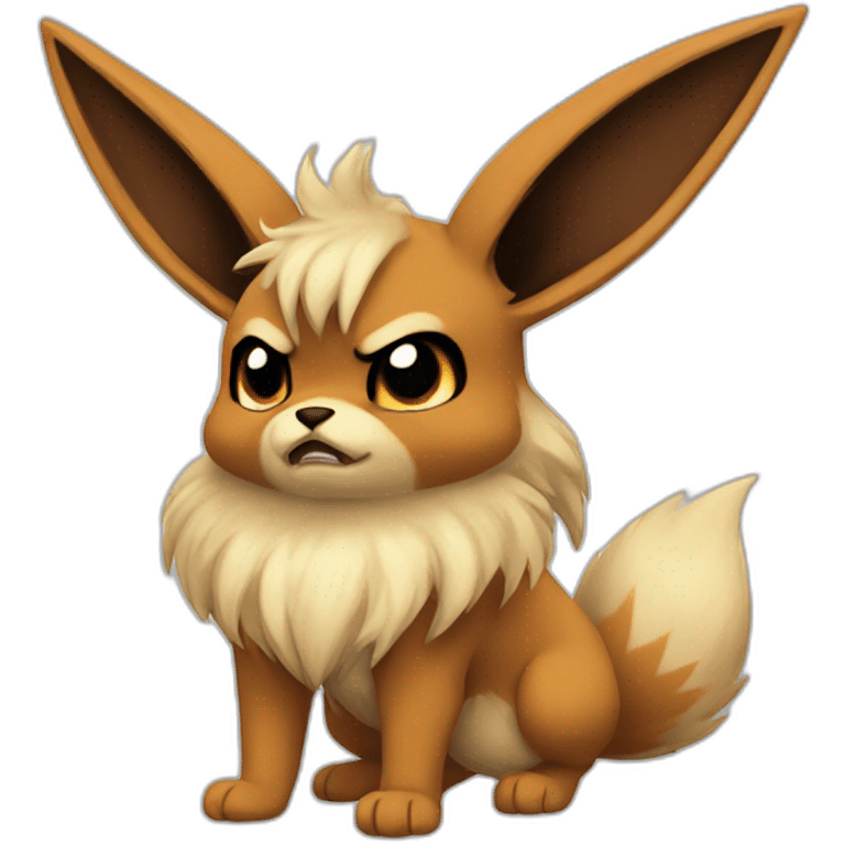 Angry eevee emoji