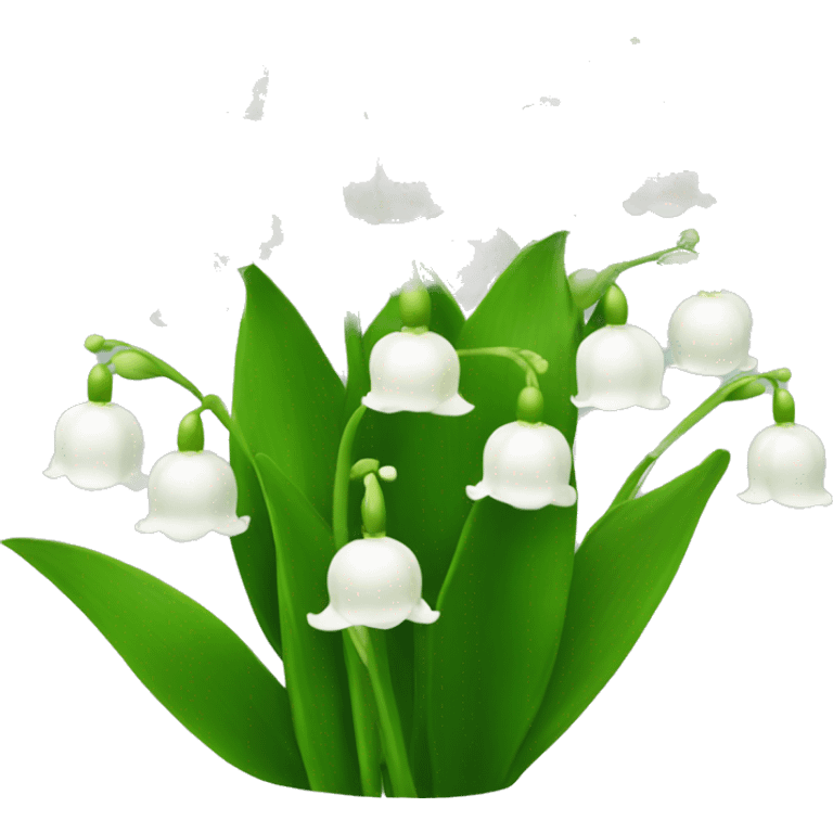 Lily of the valley flowers emoji