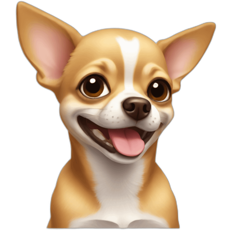 Chihuahua smile emoji