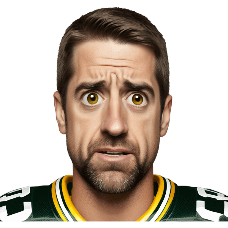 Aaron Rodgers fumbling  emoji