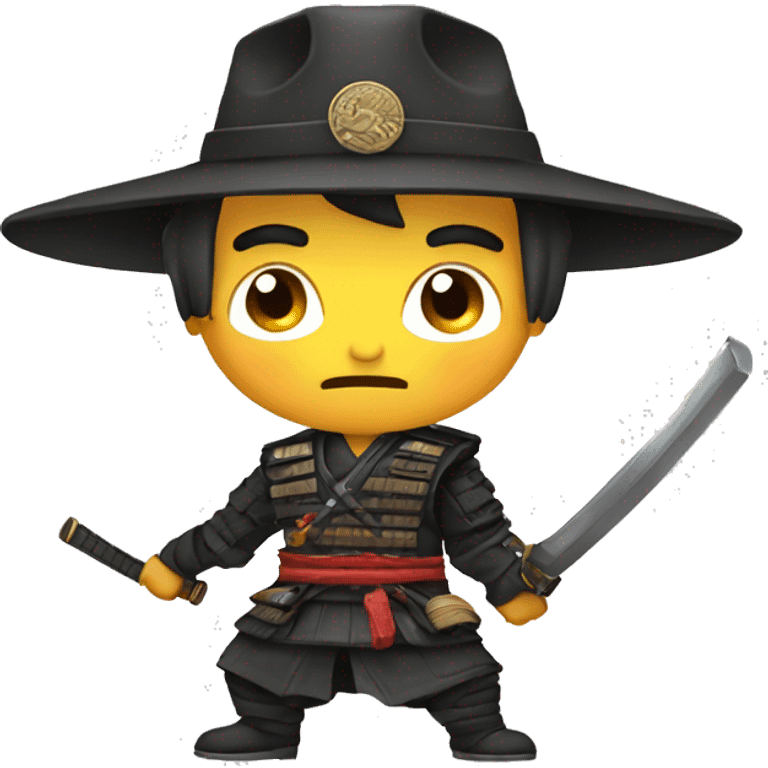 gunslinger samurai emoji