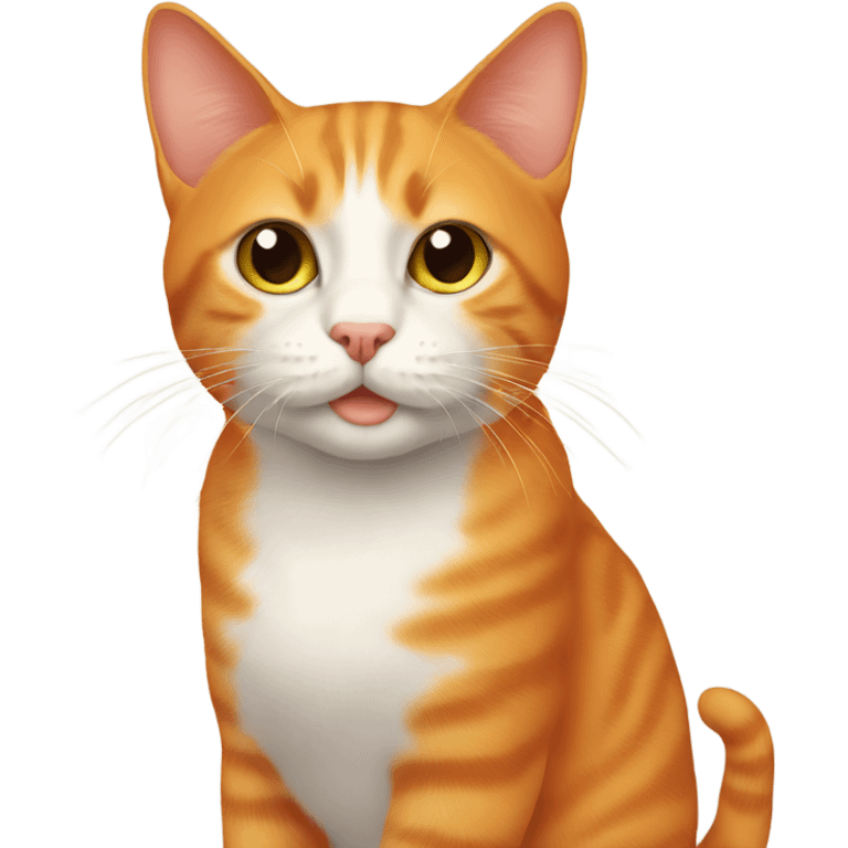 Orange cat emoji