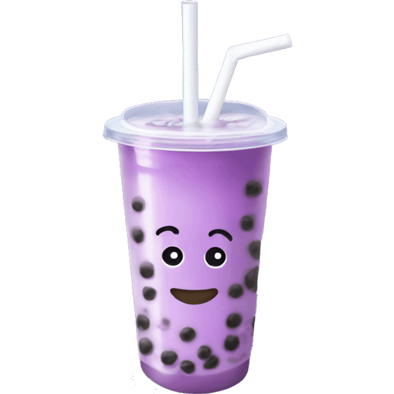 taro purple bubble tea  emoji