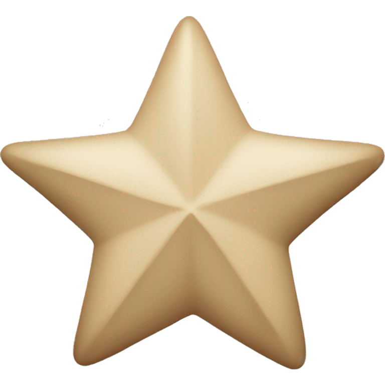 beige christmas star emoji