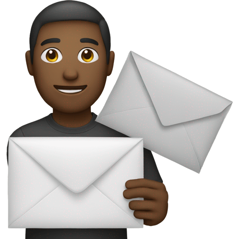 person holding envelope emoji