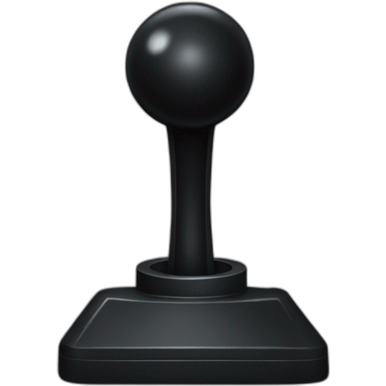 black joystick emoji