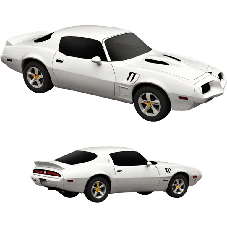 ‘73 white pontiac firebird emoji