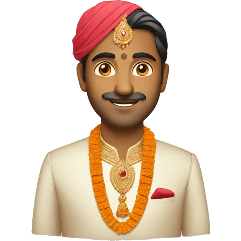 Indian groom emoji