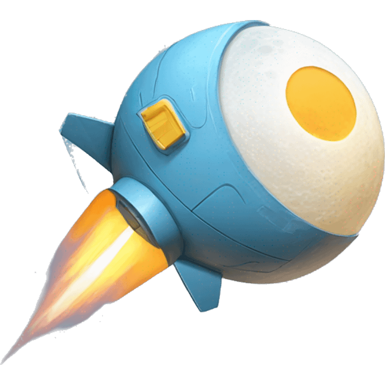 rocket moon blue coins emoji